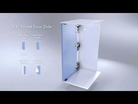 Einschubtür-Paket für große Türen DA1532-0075-P3-SI